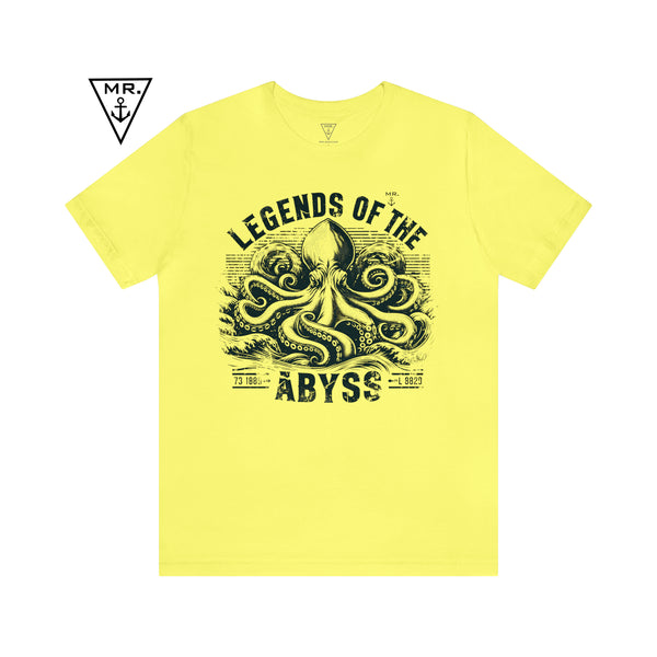 Octopus Legends of the Abyss Unisex Nautical Premium T-shirt