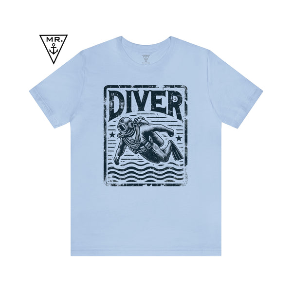 Vintage Diver Unisex Nautical Premium T-shirt